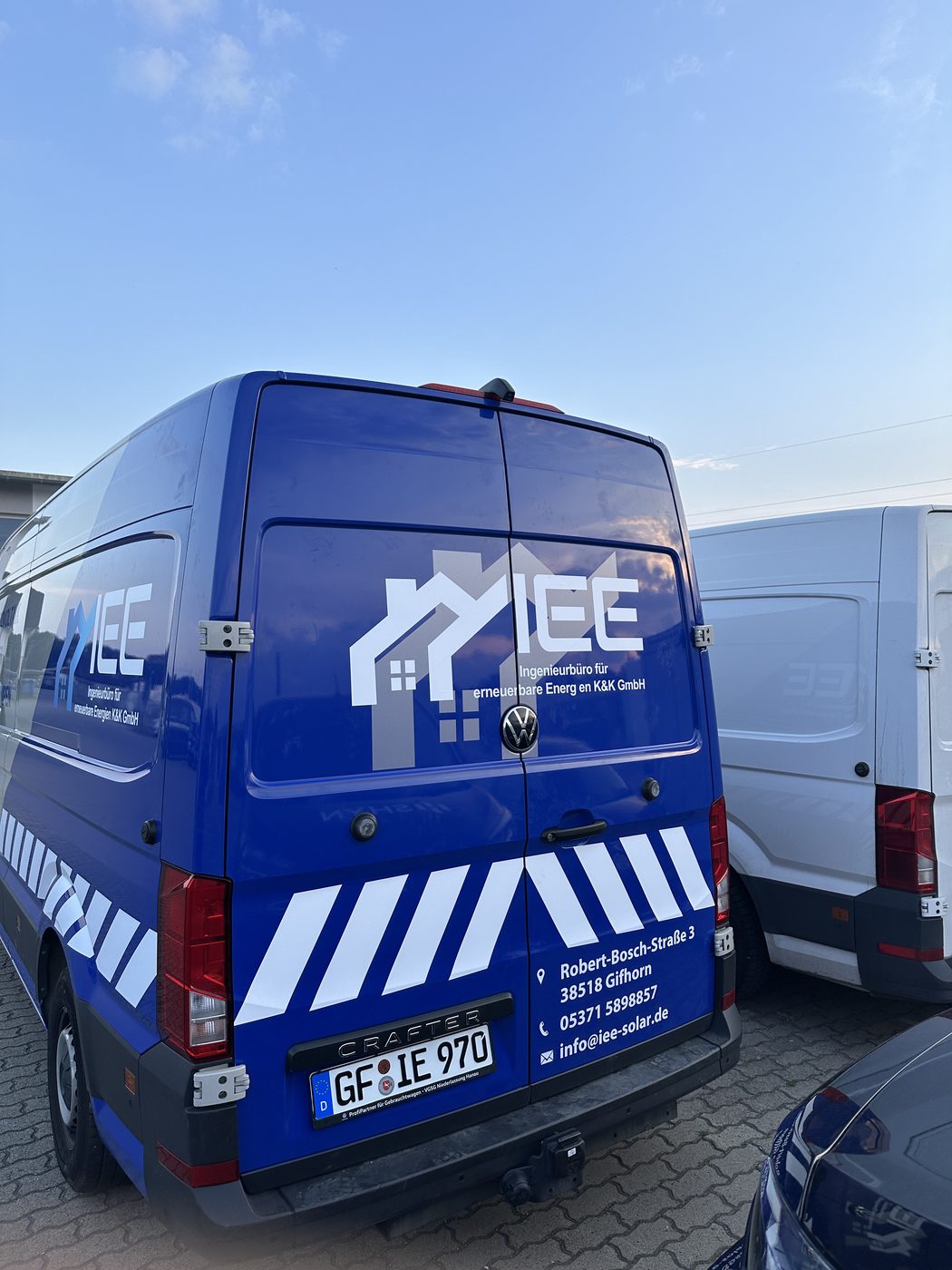 IEE – Teilfolierung, Heckansicht