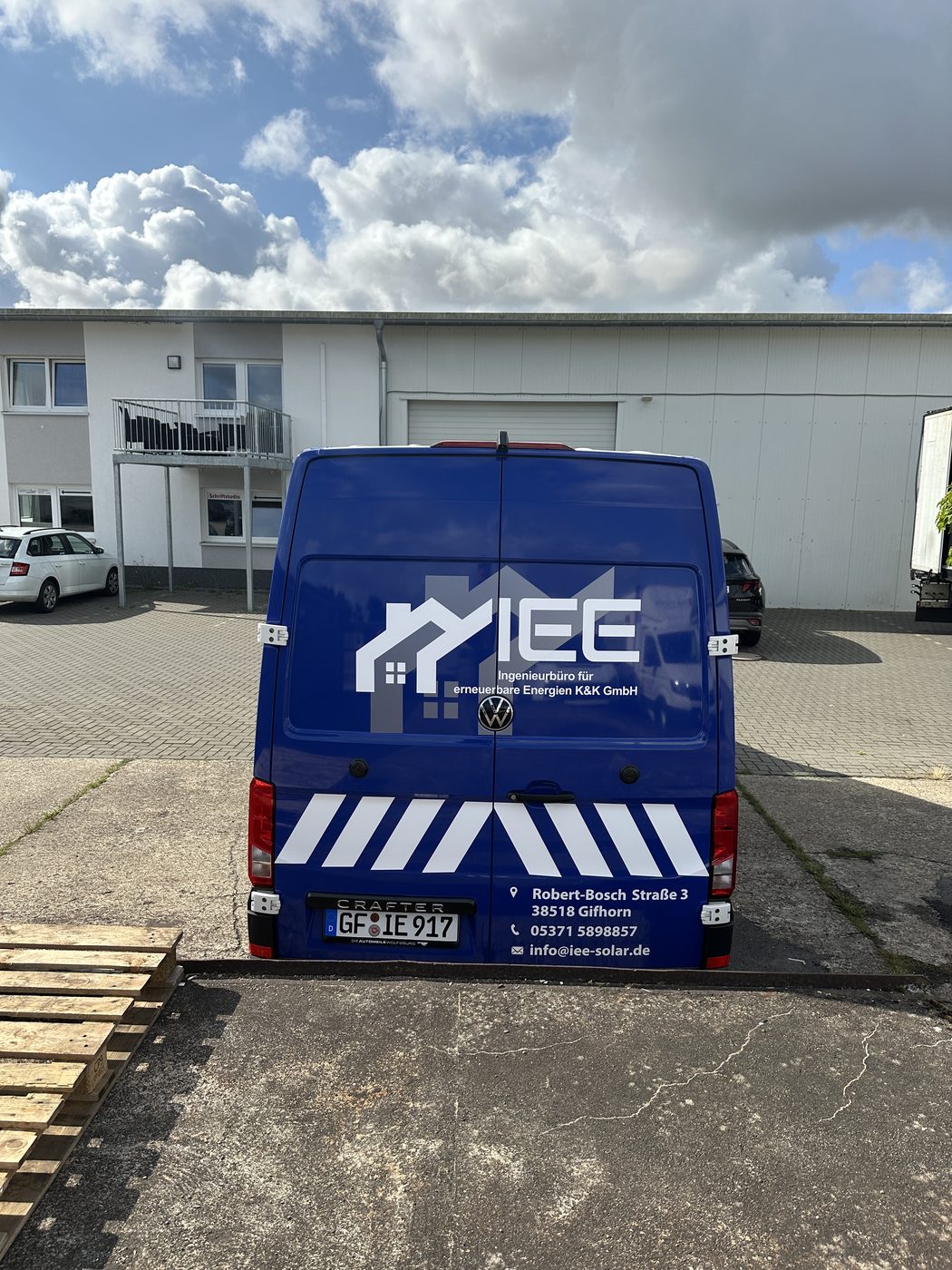 IEE – Teilfolierung, Heckansicht